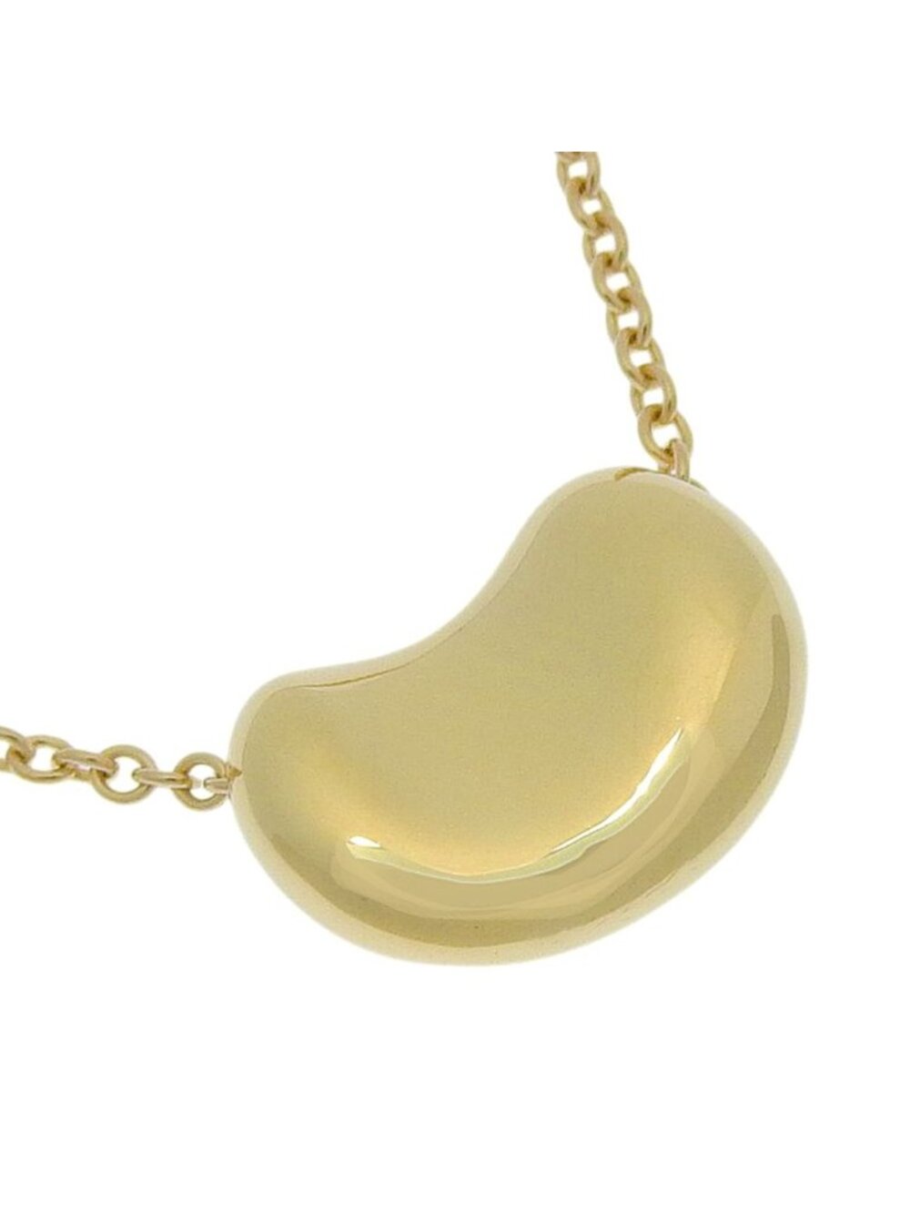Tiffany & Co Bean Elsa Peretti Gold Necklace